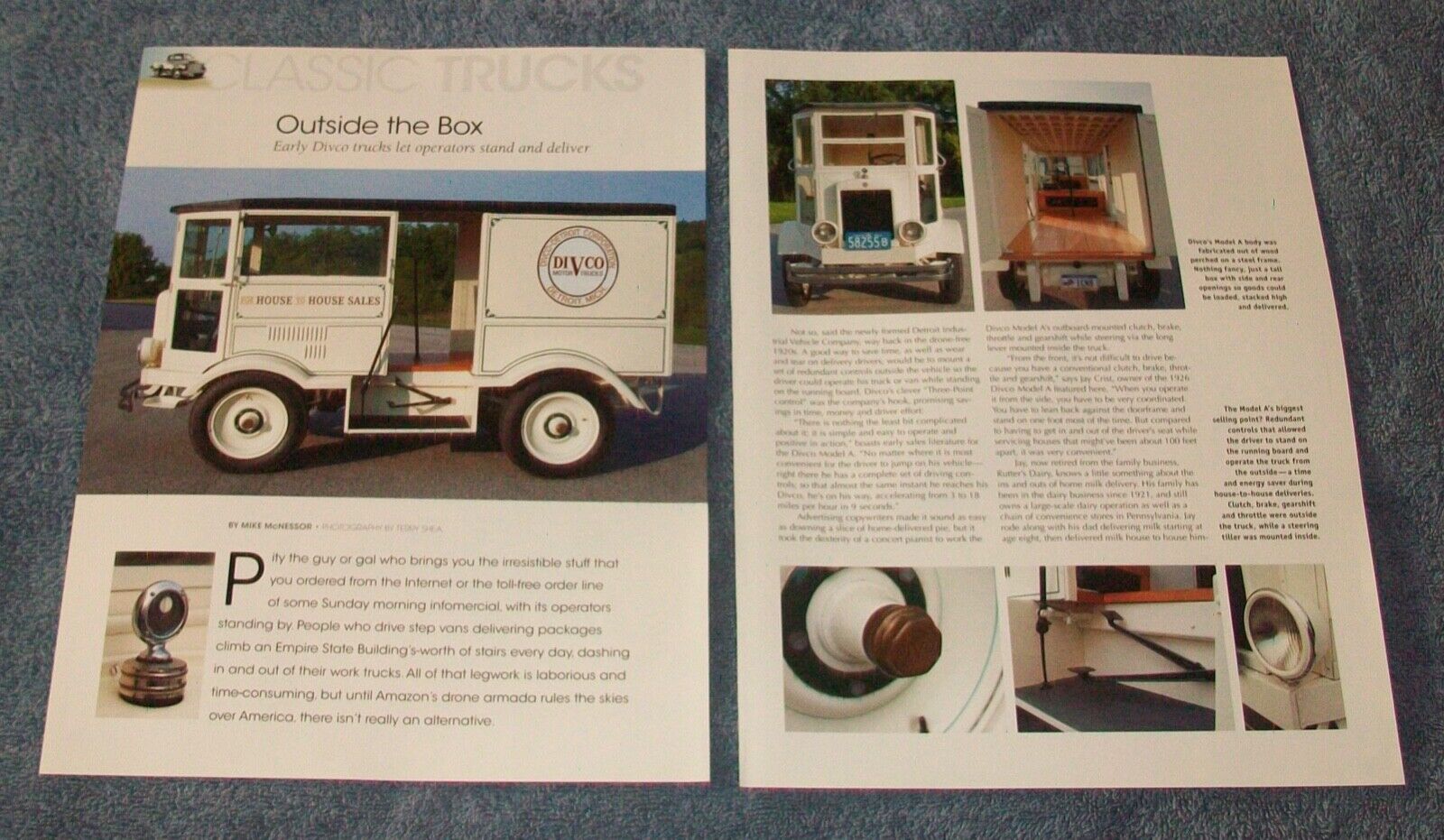 1926 Divco Model A Delivery Truck History Info Article \