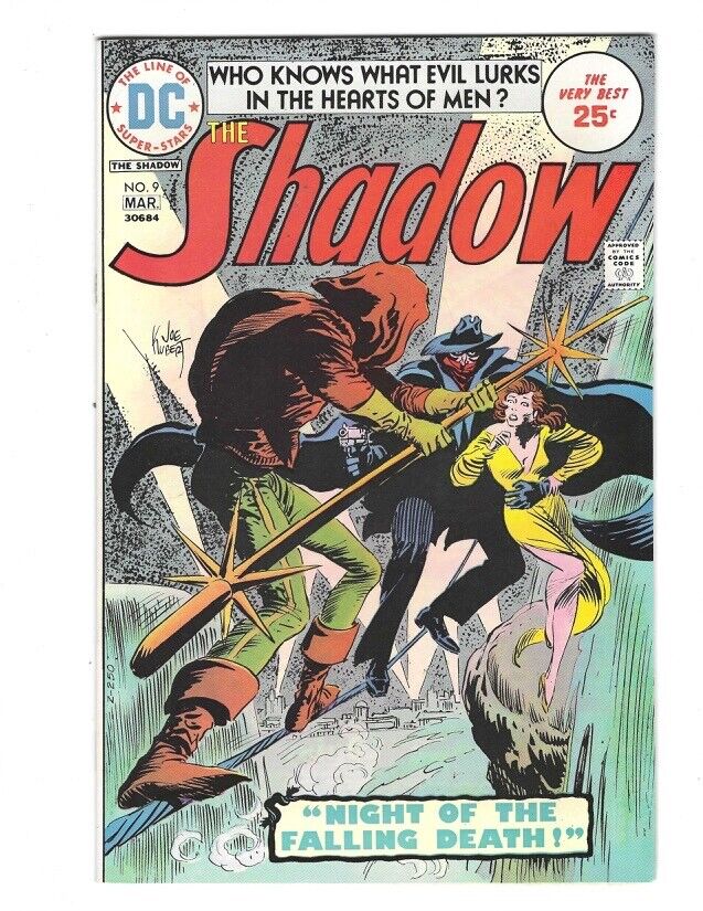 The Shadow #9 DC 1975 Unread NM or better Joe Kubert  Combine Shipping  CGC??