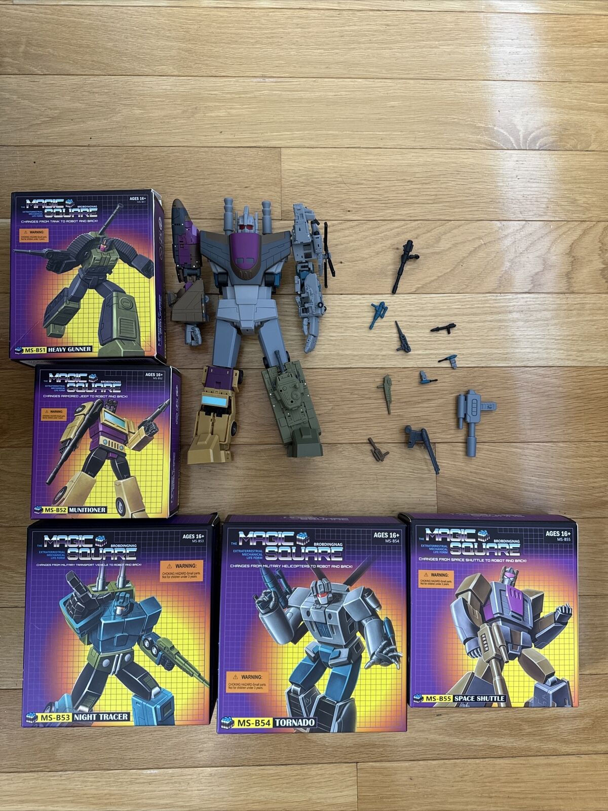 MS Toys MS-B51:MS-B55 Lord Of War Combiner G1 Edition (Magic Square Bruticus)