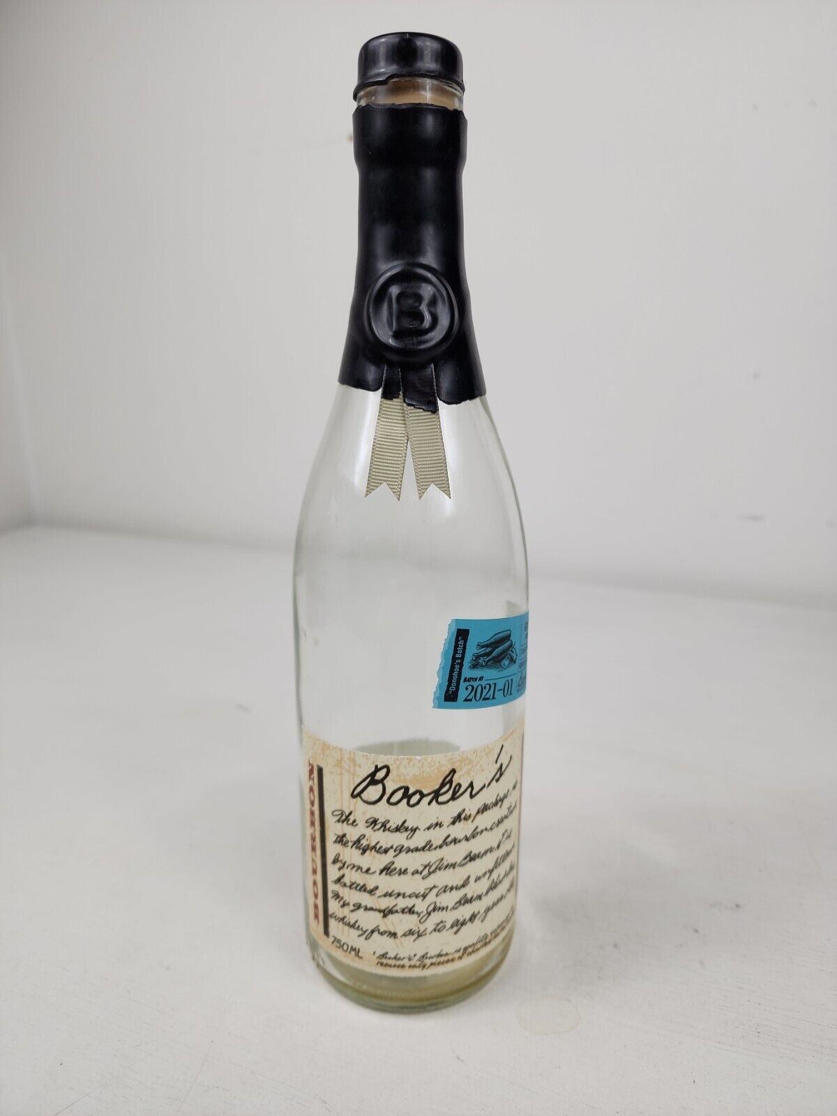 Bookers Bourbon 2021-01 Release Donohoe\'s Batch Original Cork unrinsed