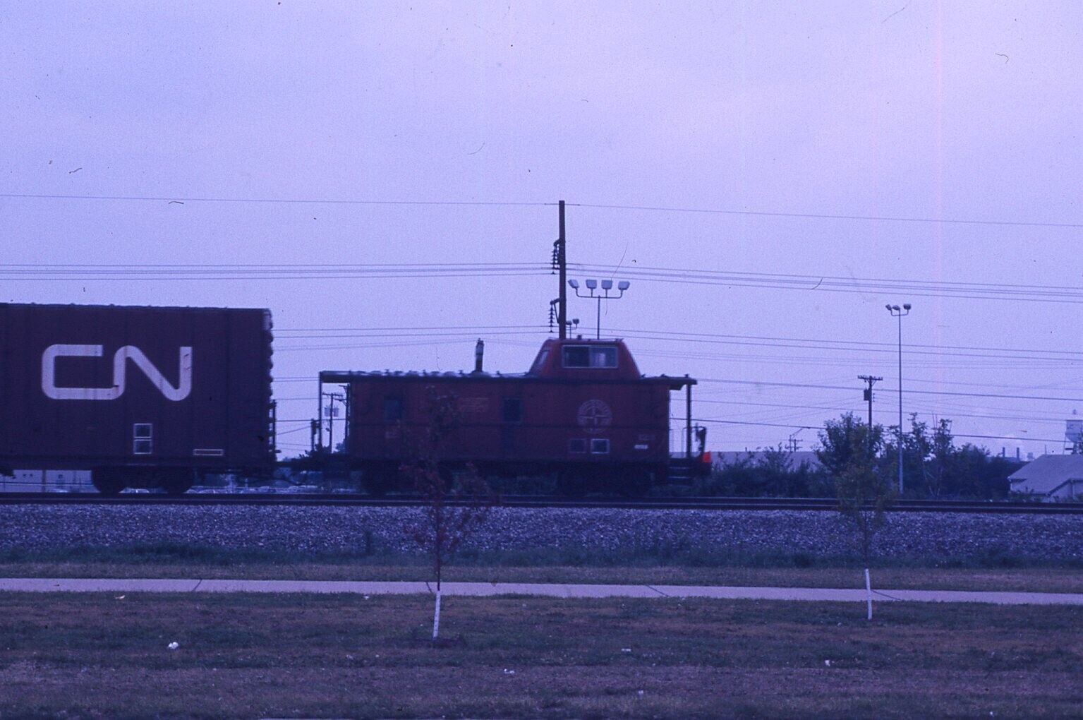 Duplicate Train Slide Detroit Toledo Ironton Caboose  #123 05/1990Fairborn Ohio