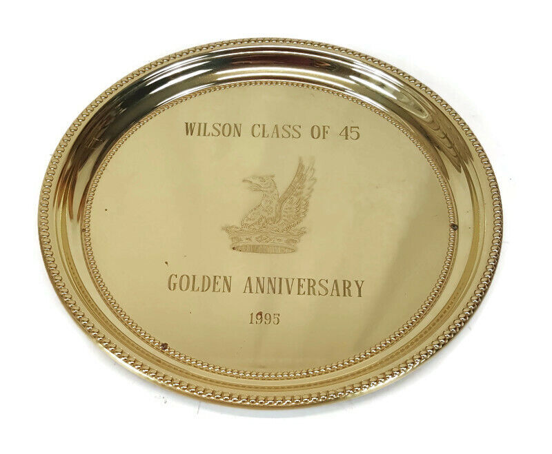 Baldwin Solid Brass Wilson Class of 45 Golden Anniversary Wilson School