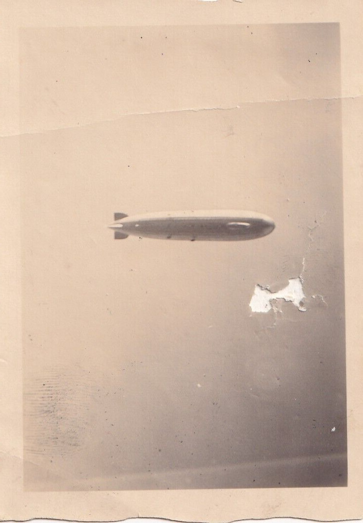SA18h Germany 1929 Real Photo Zeppelin 9 x 6,5 cm