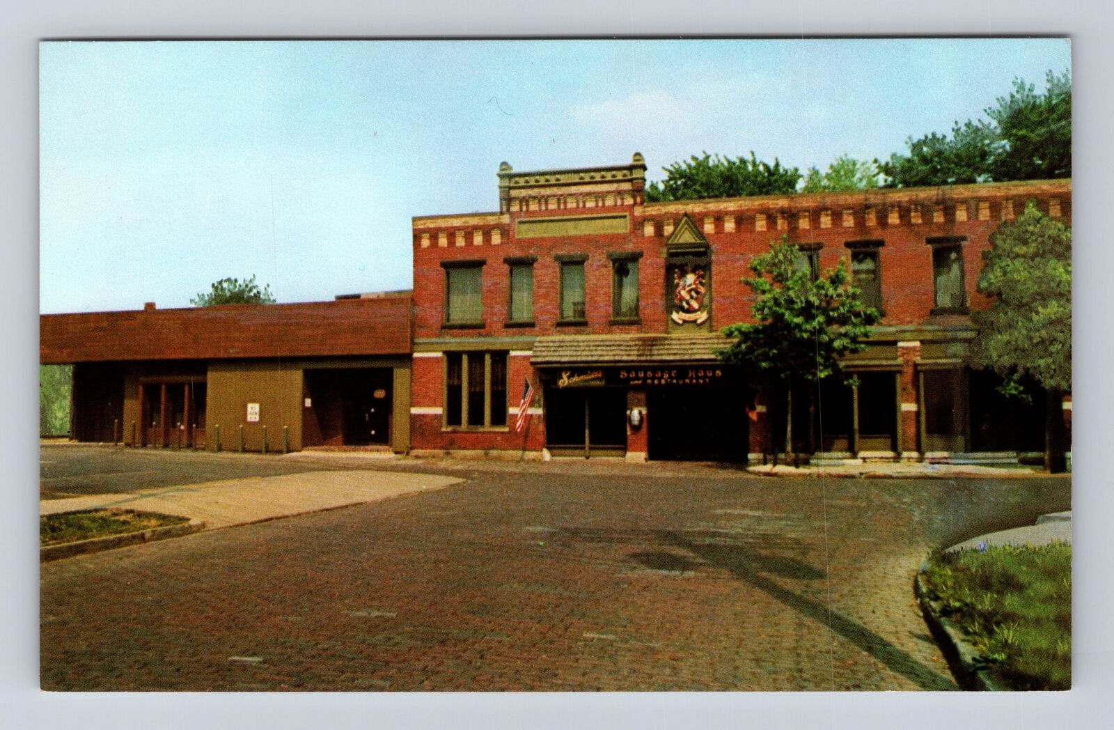 Columbus OH-Ohio, Schmidt\'s Sausage Haus Restaurant, Antique, Vintage Postcard