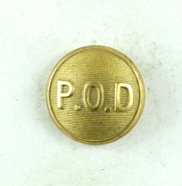 1870s-80s Post Office Department P.O.D. Vintage Original Button N1D