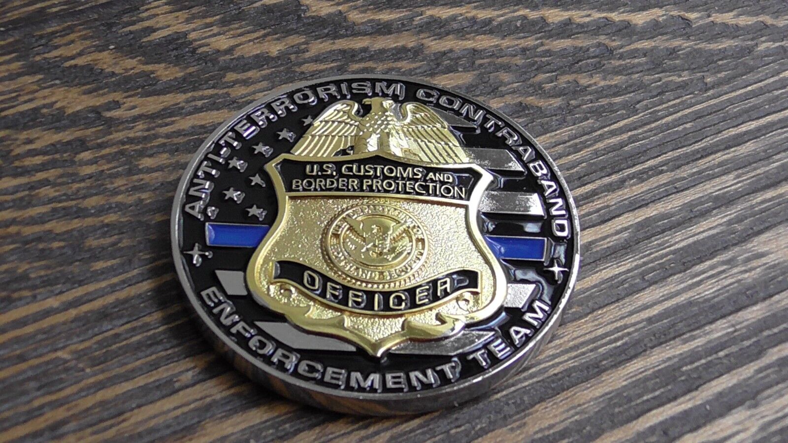 CBP Anti-Terrorism Contraband Enforcement Team Dulles VA Challenge Coin #238R