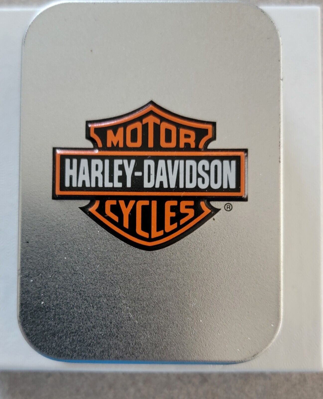 Harley Davidson Empty Zippo Lighter Tin 3” x 2”
