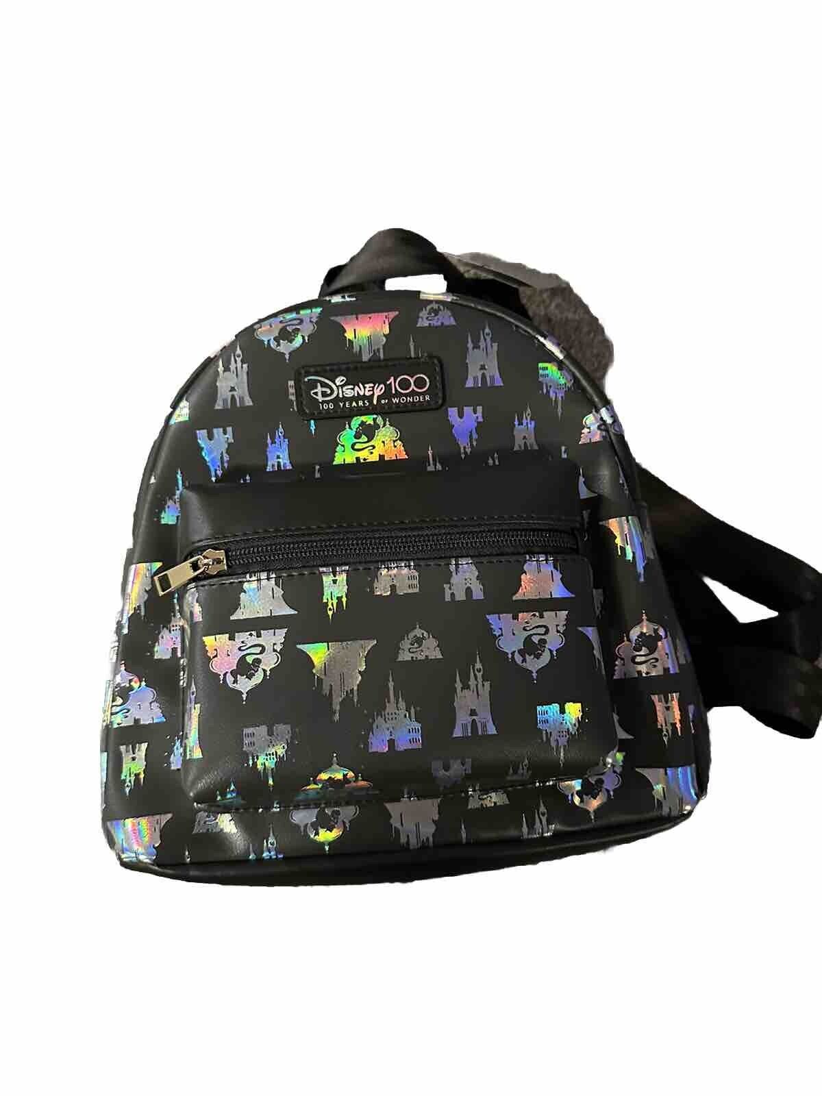 Disney Castle Hologram Mini Backpack NWT Disney 100 Year Anniversary NWT