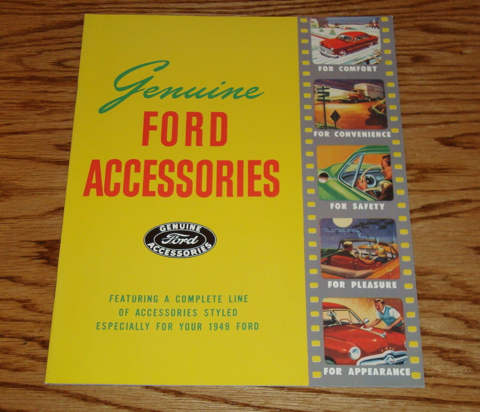 1949 Ford Car & Truck Genuine Accessories Sales Brochure 49