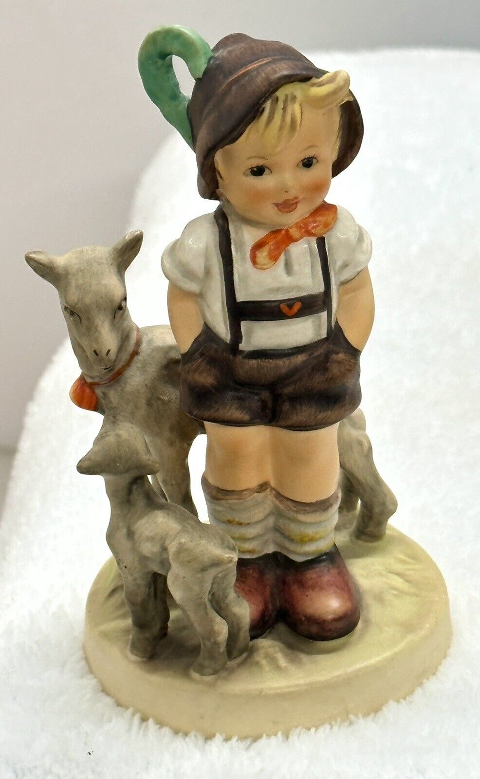 Goebel Hummel Figurine Little Goat Herder Germany  #200/0 Porcelain Vintage 1948