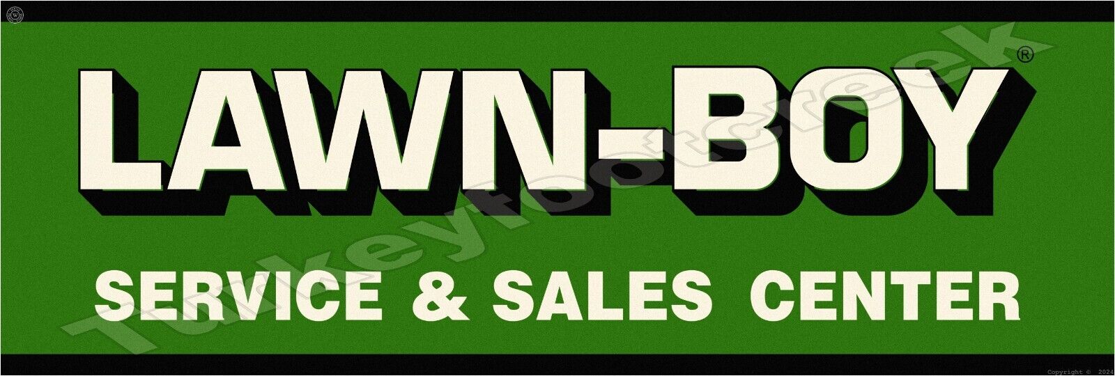Lawn-Boy Sales & Service Center Metal Sign 2 Sizes to Choose From