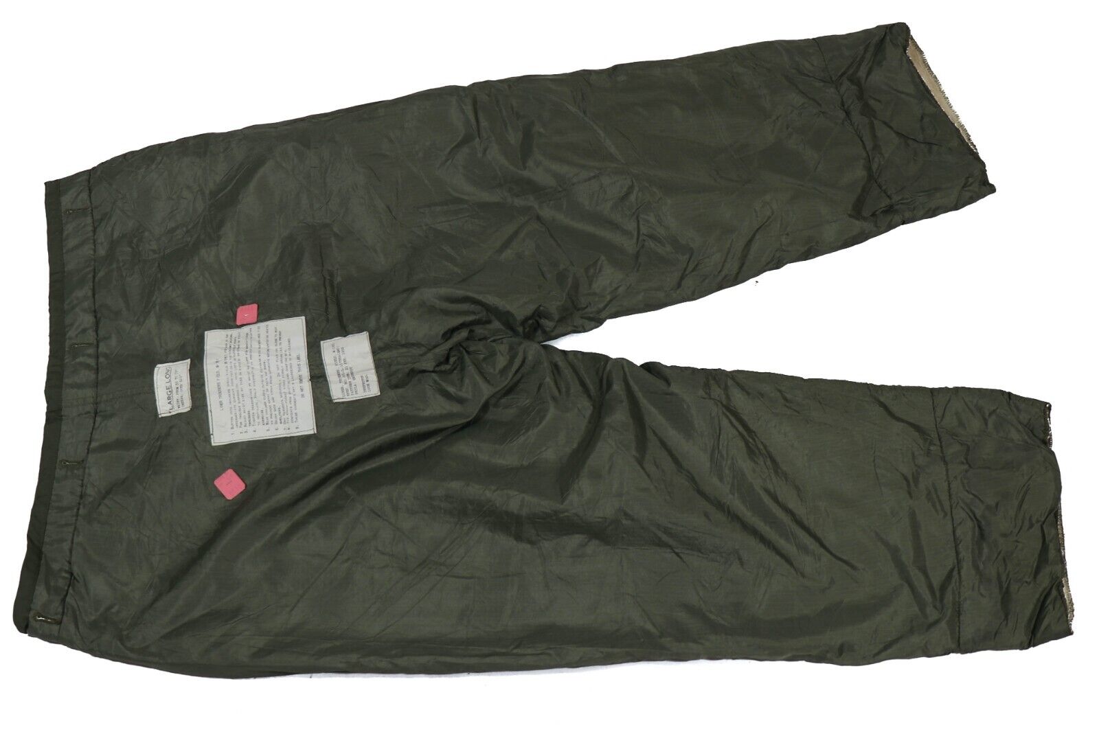 LARGE US M-1951 Korean War Era Field Trouser Liner Pants Cold Weather M51