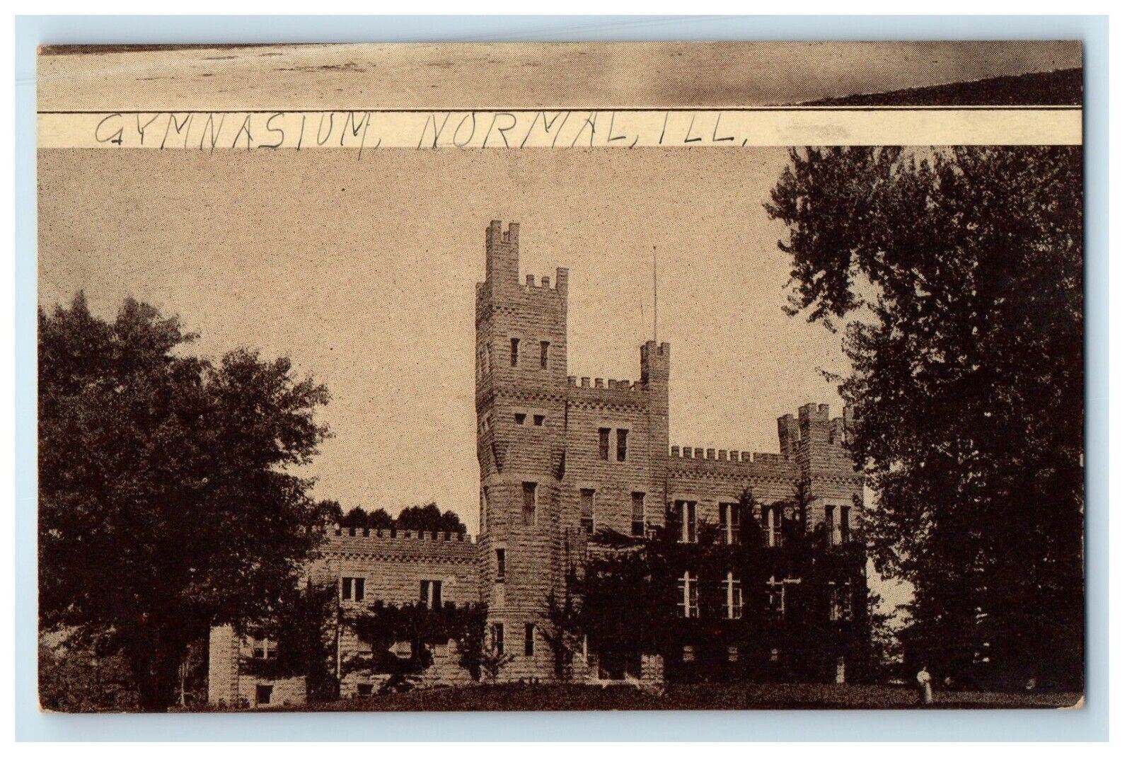 c1910's View Of Gymnasium Normal Illinois IL Unposted Antique Postcard