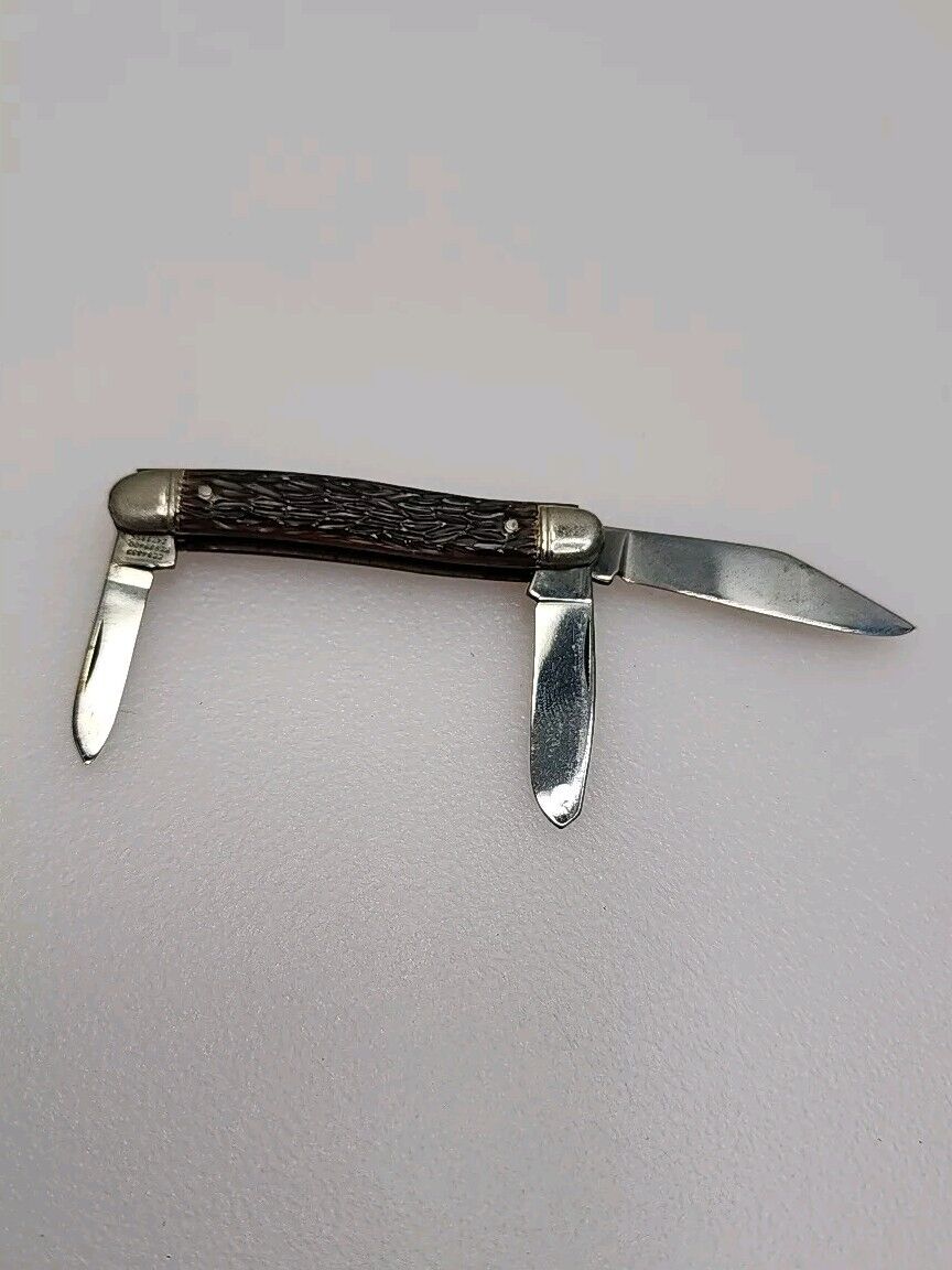 Vintage 3 Blade Pocket Knife IMPERIAL PROV USA