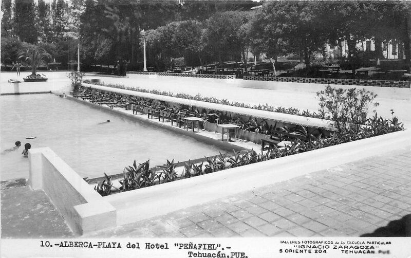 Mexico Puebla 1940s Tehuacan RPPC Photo Postcard 22-9588