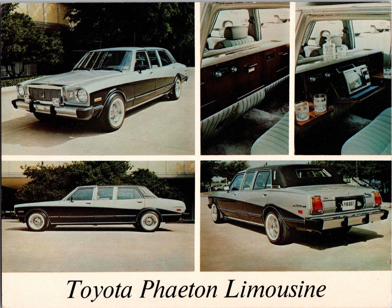 Vintage 1978 Toyota Cressida Phaeton Limousine Dallas Oversized Dealer Postcard