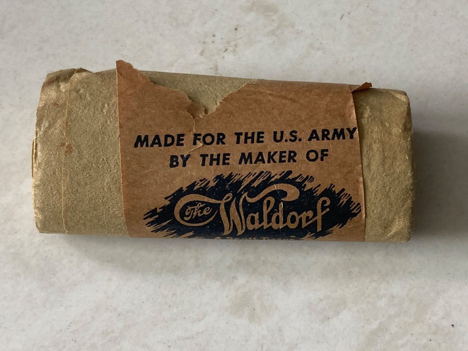 Vintage WWII Army Ration Toilet Paper The Waldorf by Scott Tissues NEW