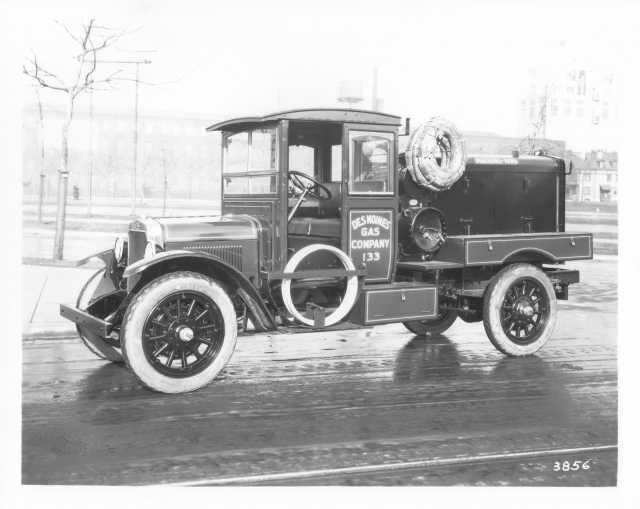 1920s Era GMC Truck Press Photo 0149 - Des Moines Gas Company