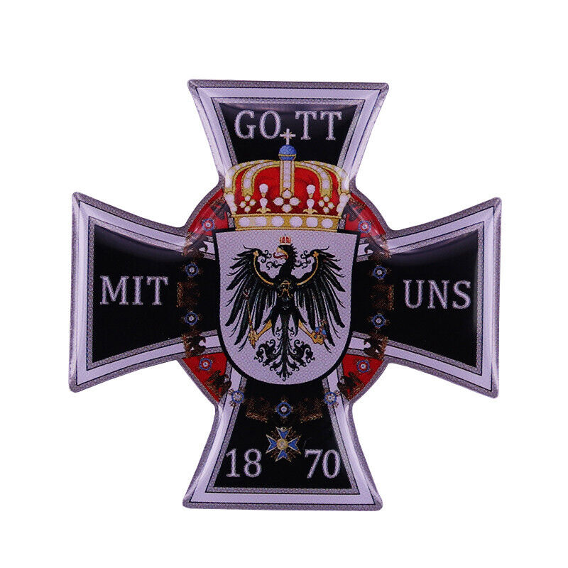 Germany Prussia Medal Order Cross Badge GOTT MIT UNS 1870 German Eagle Reich Pin