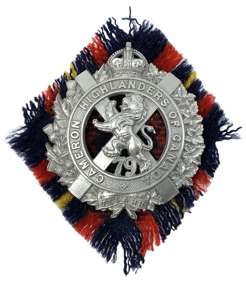Pre WW1 Canadian 79th Cameron Highlanders of Canada Cap Badge