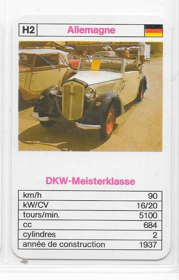 Card N°H2 - DKW Master Class