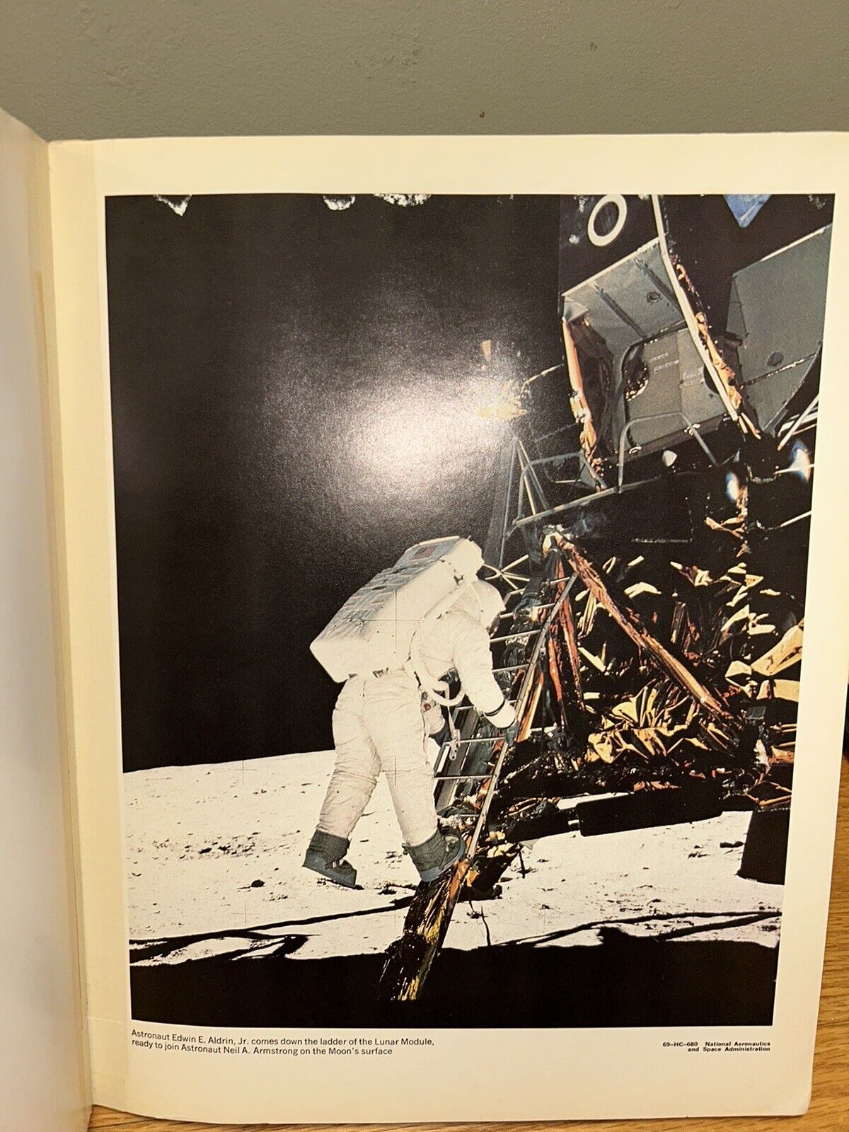 First Lunar Landing Book 1969 National Aeronautics and Space Administration Look