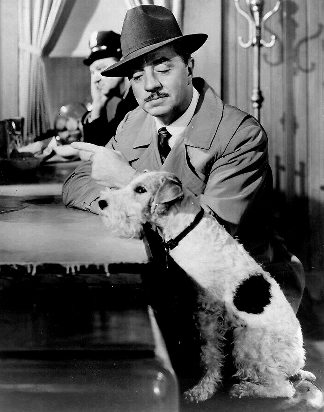 1947 WILLIAM POWELL with Terrier Dog in SONG OF THE THIN MAN Photo (189-w )