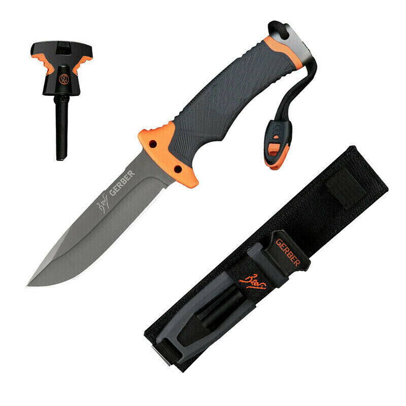 Military Tactical Hunting Survival Knife Fixed Blade with Sheath & Fire Starter
