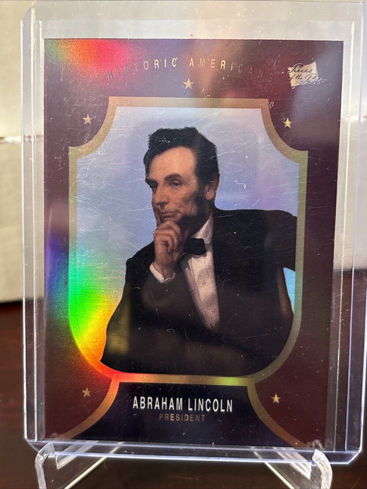 2023 PIECES OF THE PAST HISTORICAL HOLO PRESIDENT ABRAHAM LINCOLN #PT-3