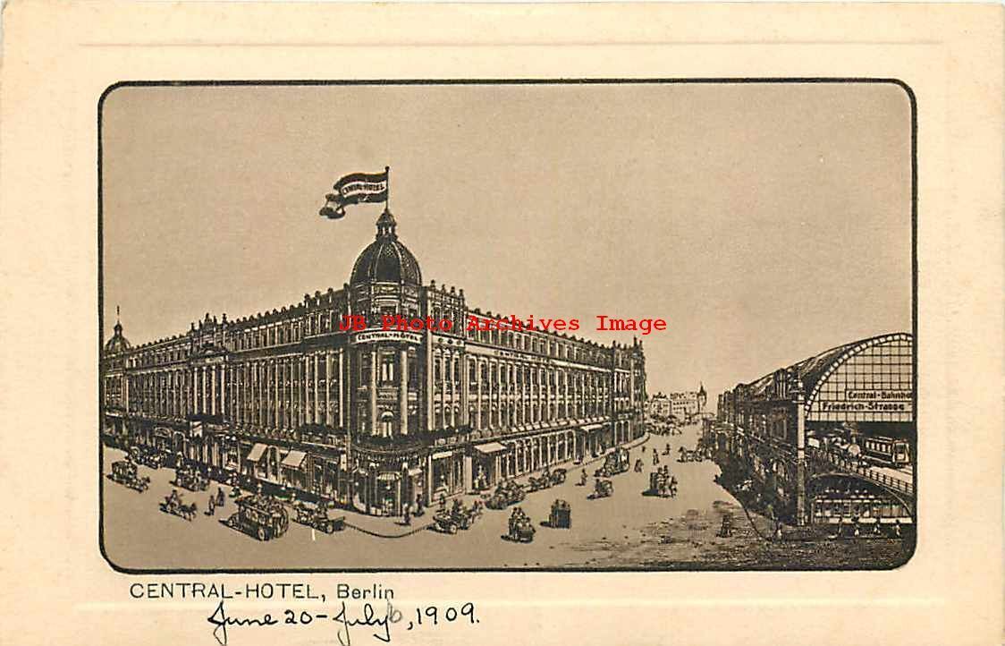 Germany, Berlin, Central Hotel, 1909
