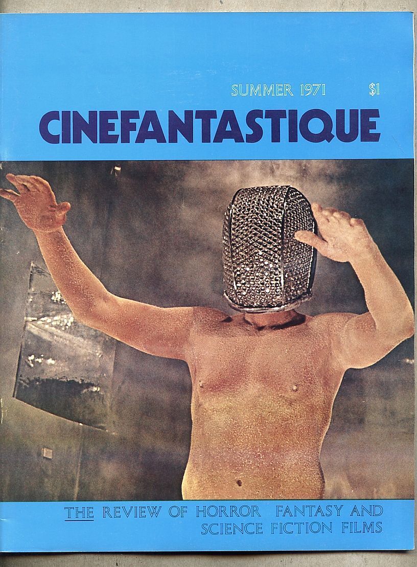 Cinefantastique V1 #3 aka #3 -1971 vf- 7.5 1st with Blue Cover Vincent Price