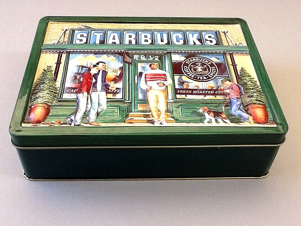 An Empty STARBUCKS Cookie Tin 1999, Seattle Pike Place Market