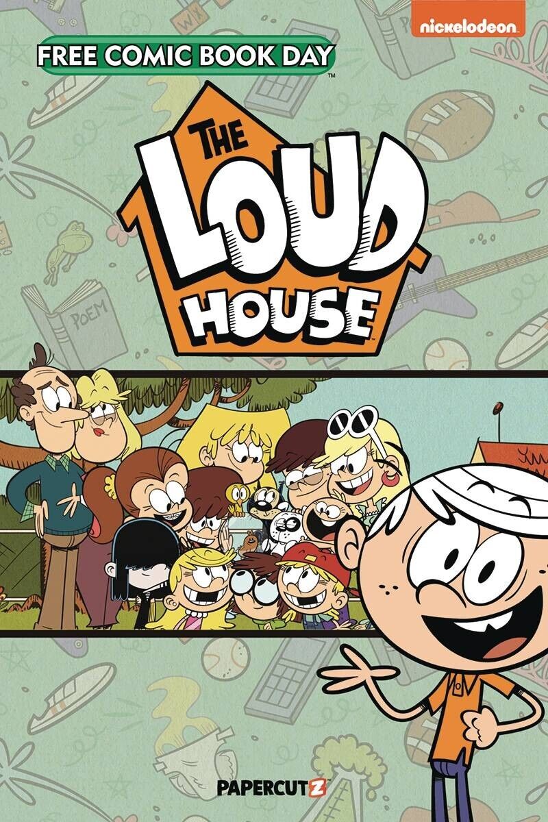 THE LOUD HOUSE FCBD 2024 FREE COMIC BOOK NO STAMPS NO STICKERS Lincoln Loud +