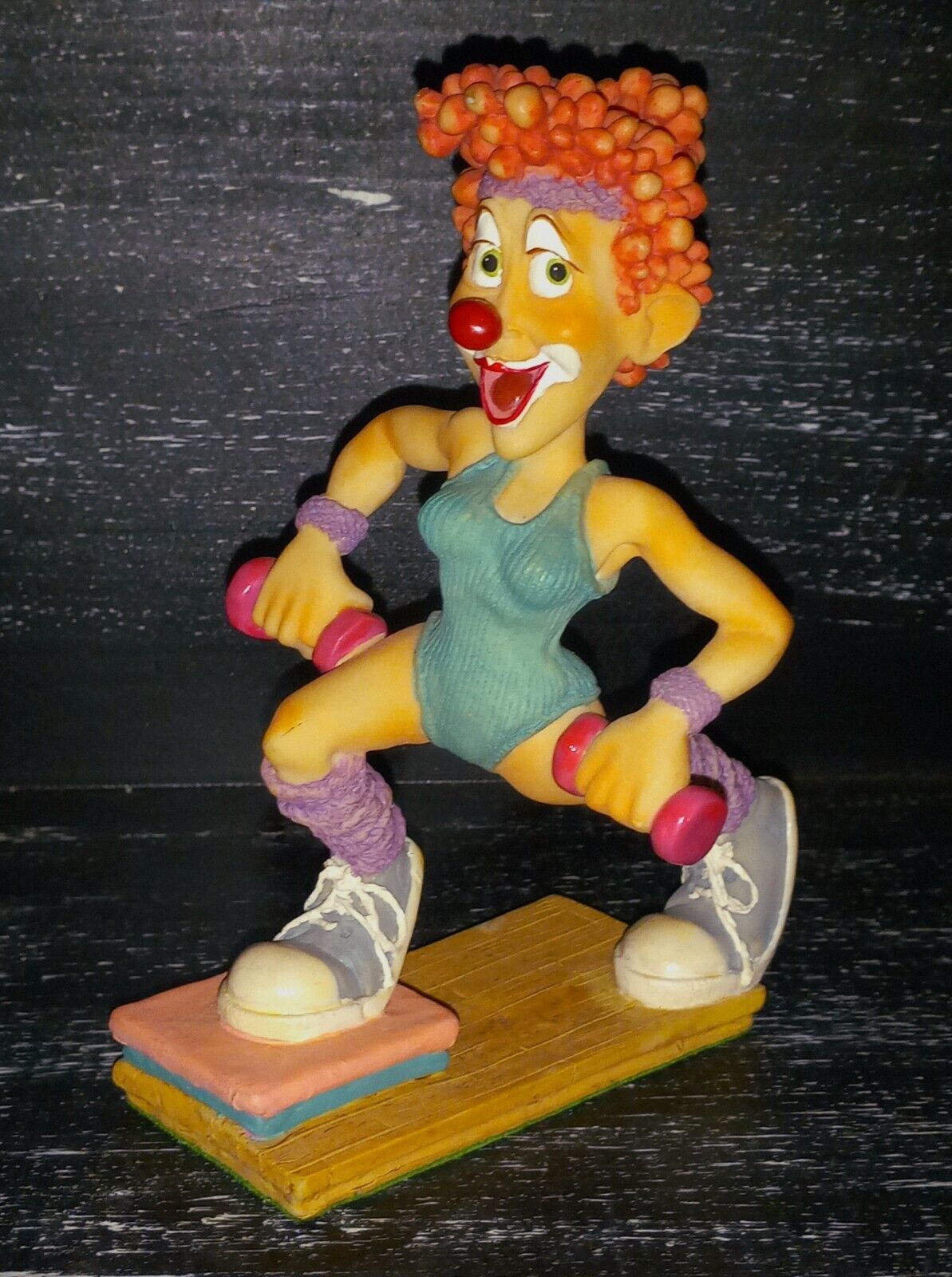 Vintage 1997 Slapstix Retired* Battle Of The Bulge Clown Cast Art Industries 6”