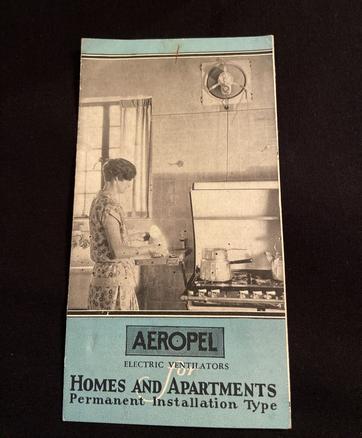 Aeropel Ventilators Booklet 1928 Removes Odors American Blower Swords Electric