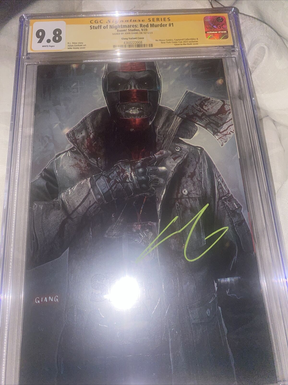 Stuff Of Nightmares Red Murder #1 NYCC Giang Variant Limited To 350 CGC 9.8 SS
