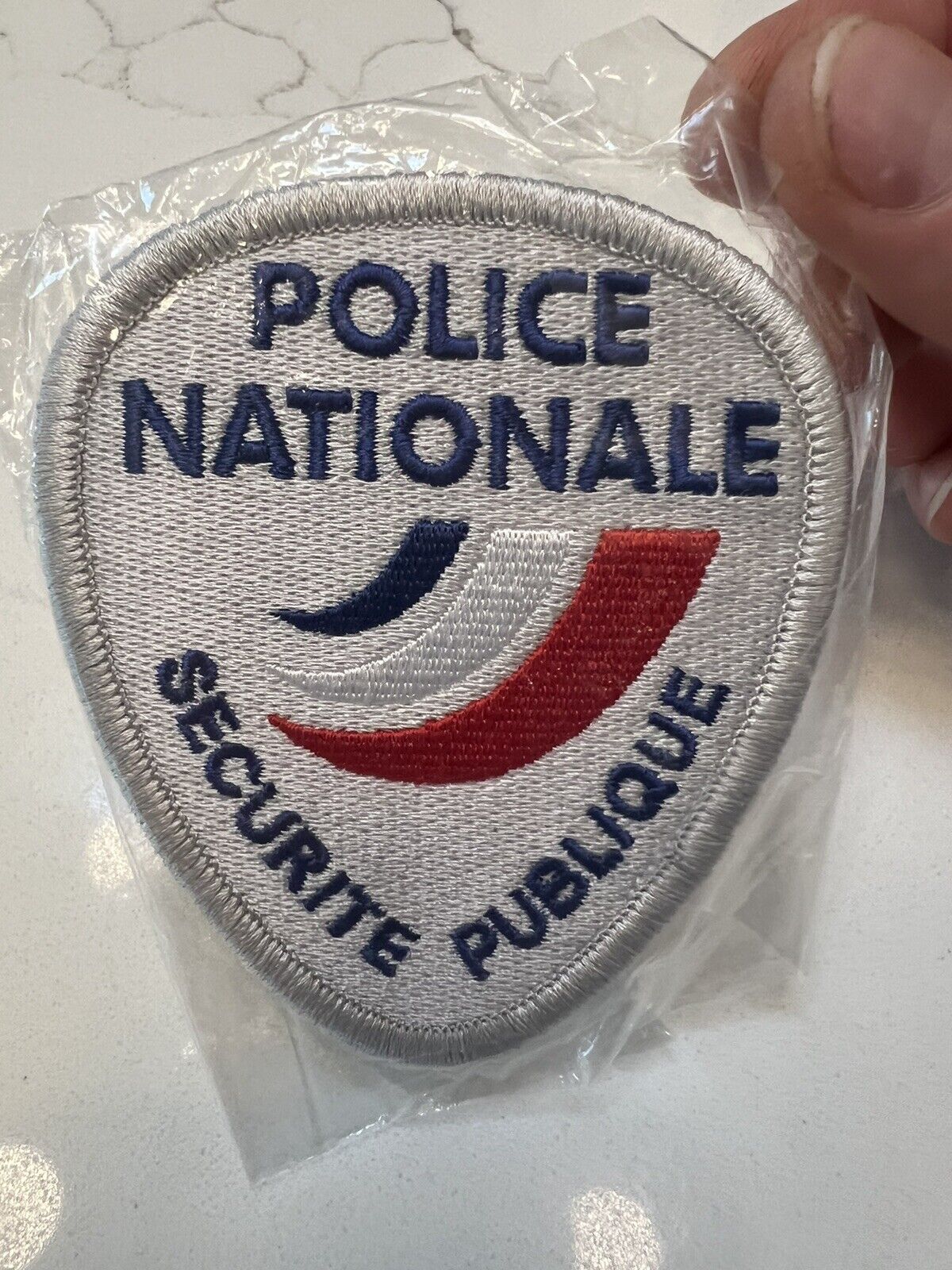 Police Nationale Securite Publique French Police Patch - New In Plastic