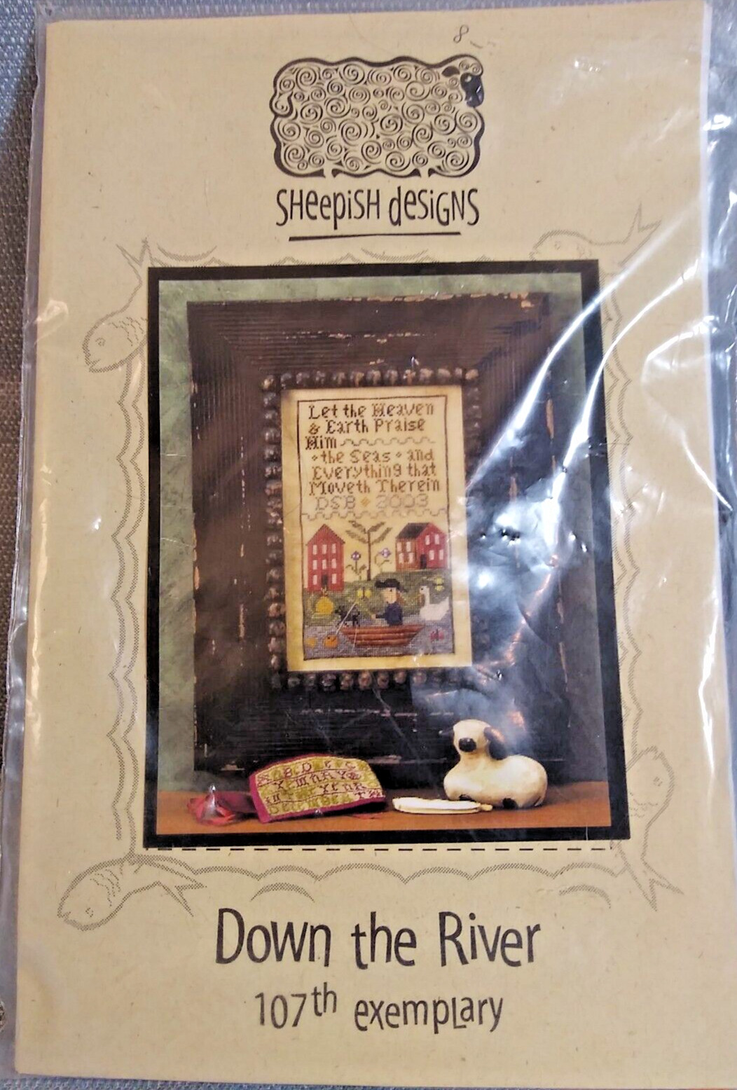Sheepish Designs Down the River 107th Exemplary Counted Cross Stitch Sewing