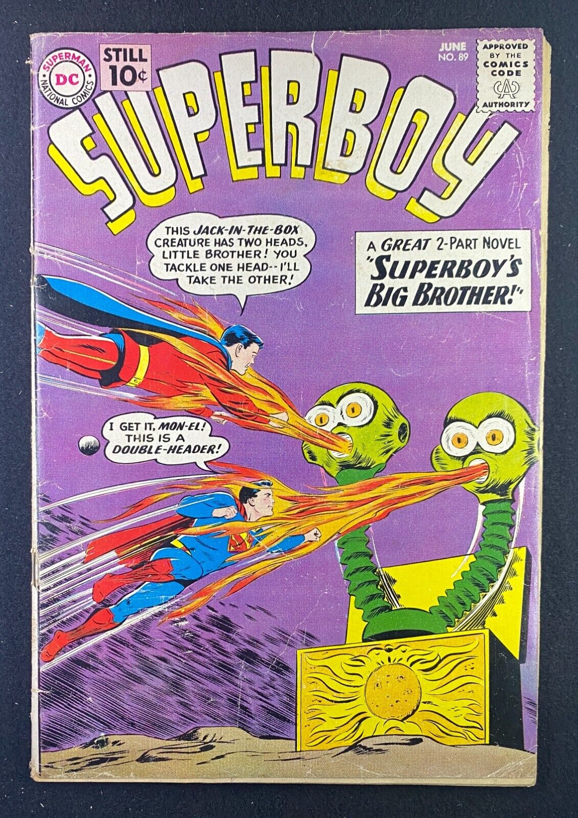 Superboy (1949) #89 GD- (1.8) Curt Swan Cover Mon-El