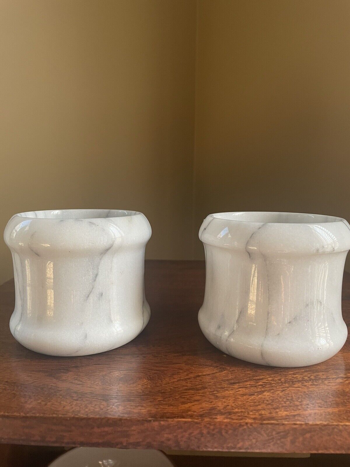 Marble Candle Holders Very Versatile And Very Heavy