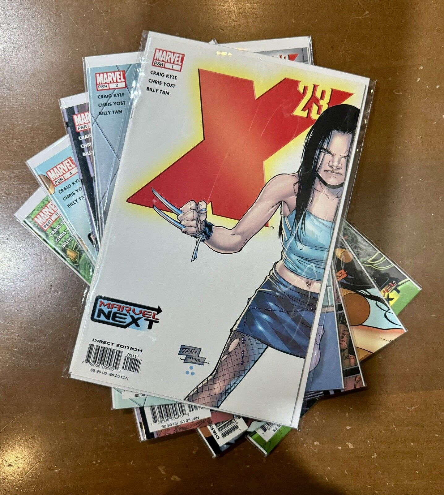 X-23 #1-#5 Vol 1 #6 Shy of Complete Set Origin & 1st Solo Series (Marvel Next)