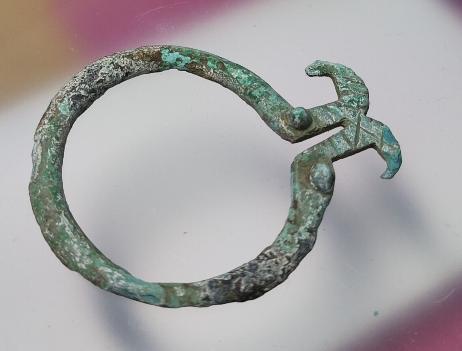 Ancient Roman Bronze Large Ring Buckle. 3rd century AD.