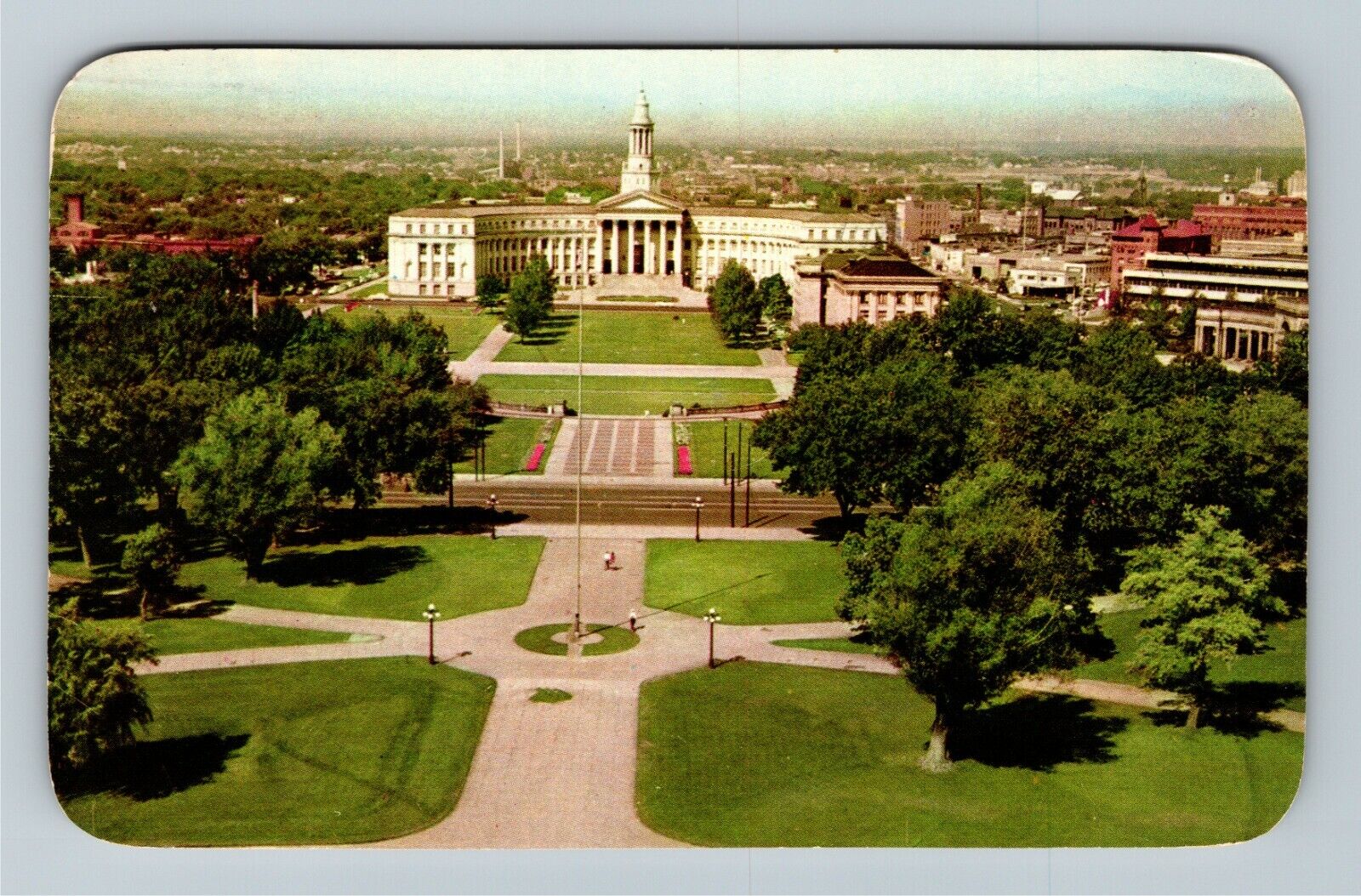 Denver, CO-Colorado, Civic Center & City County Bldg., c1959 Vintage Postcard