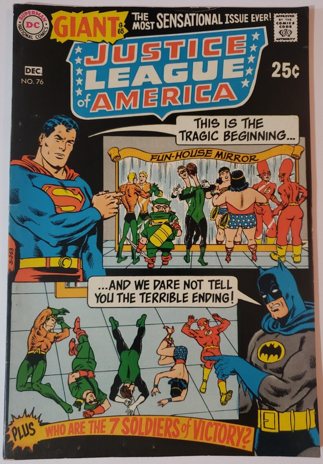 1969 Justice League of America 76 DC Comics 80 Page Giant FN+