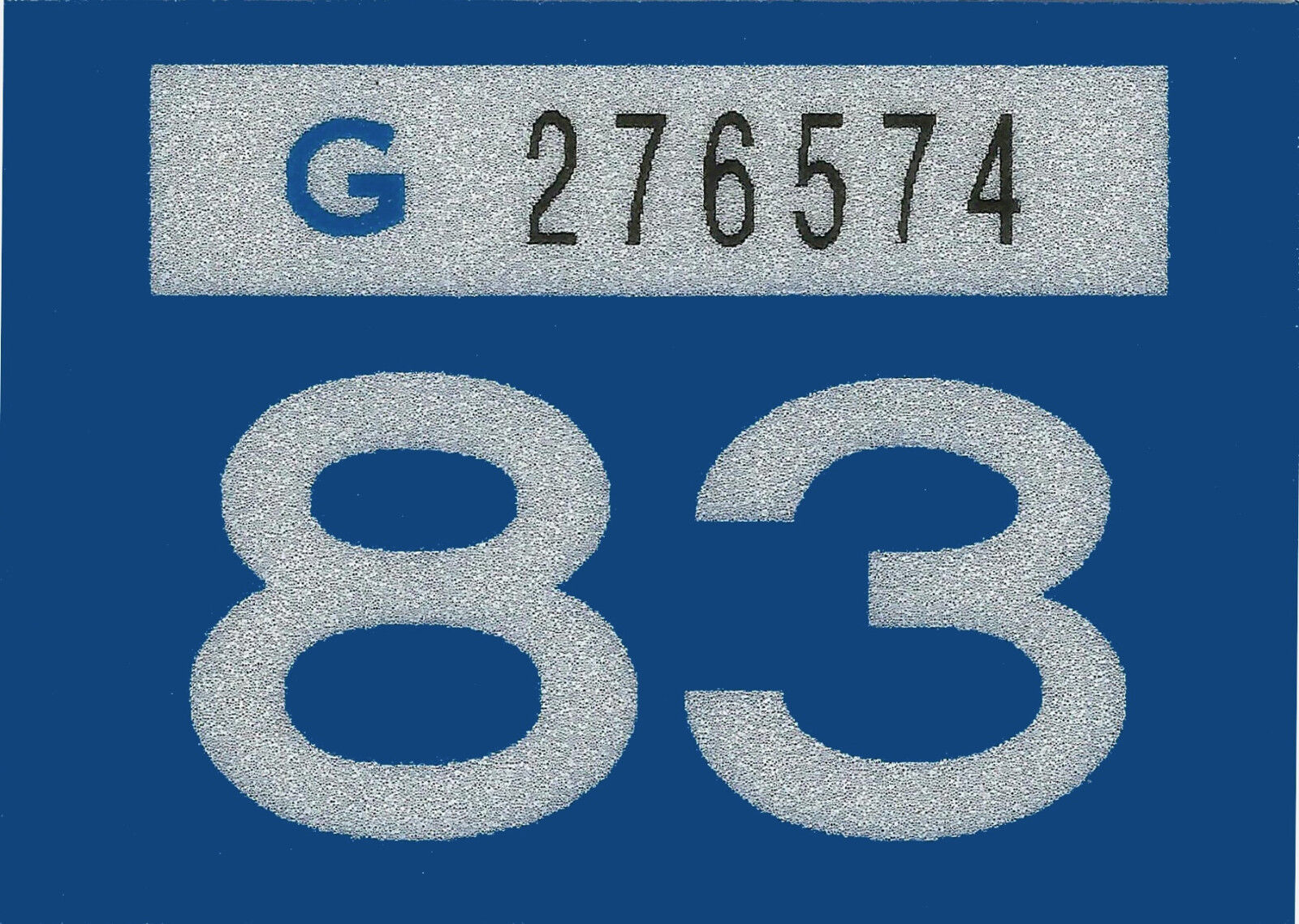 1983 WASHINGTON Vinyl Sticker Replica TAB for License Plate CAR-TRUCK-MOTORCYCLE