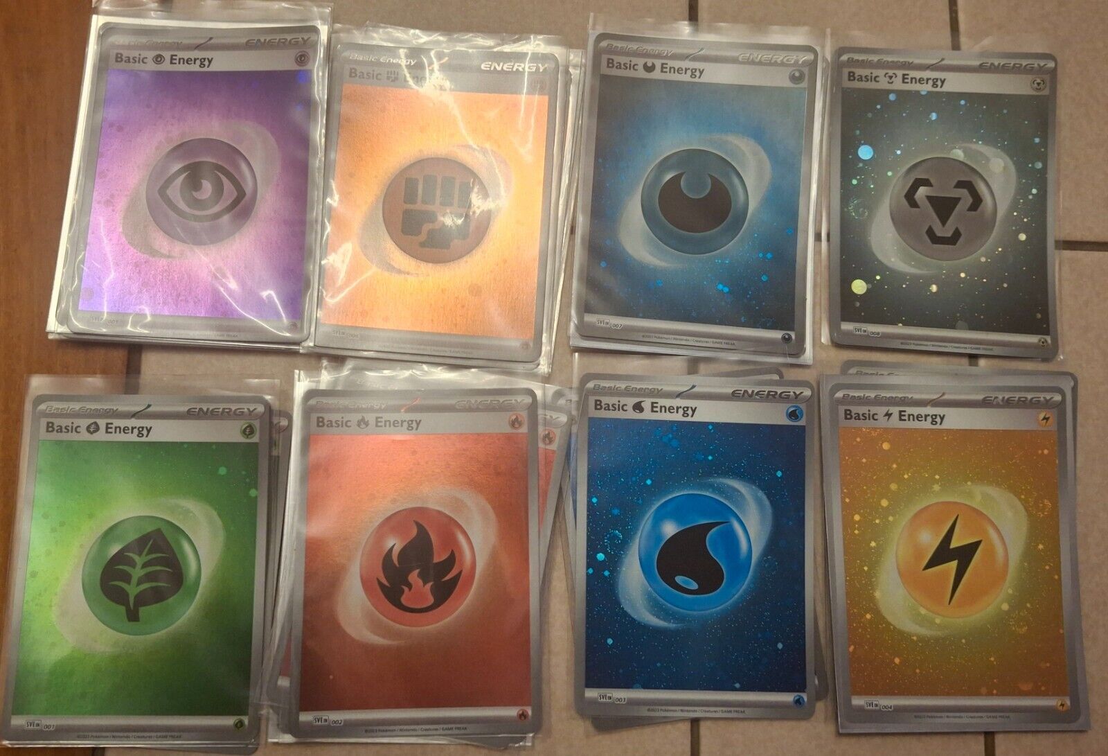 Pokemon Scarlet and Violet 151 - Holo Energy Cards