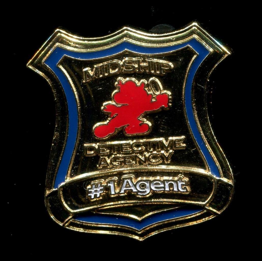 DCL Cruise Line Midship Detective Agency Badge Disney Pin 94389