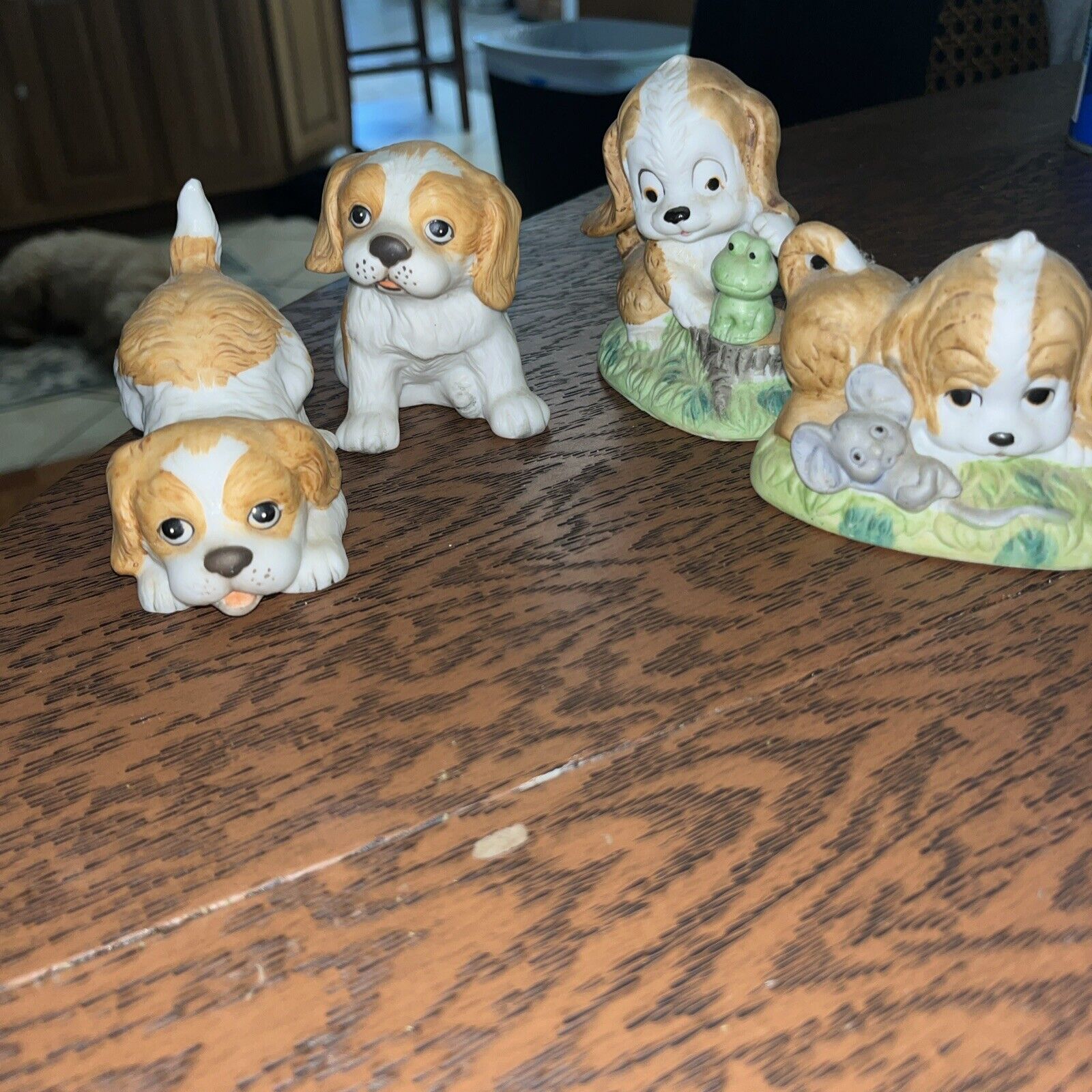 Cocker Spaniels Figurines Vintage Homeco Puppy Dog Decor 3\