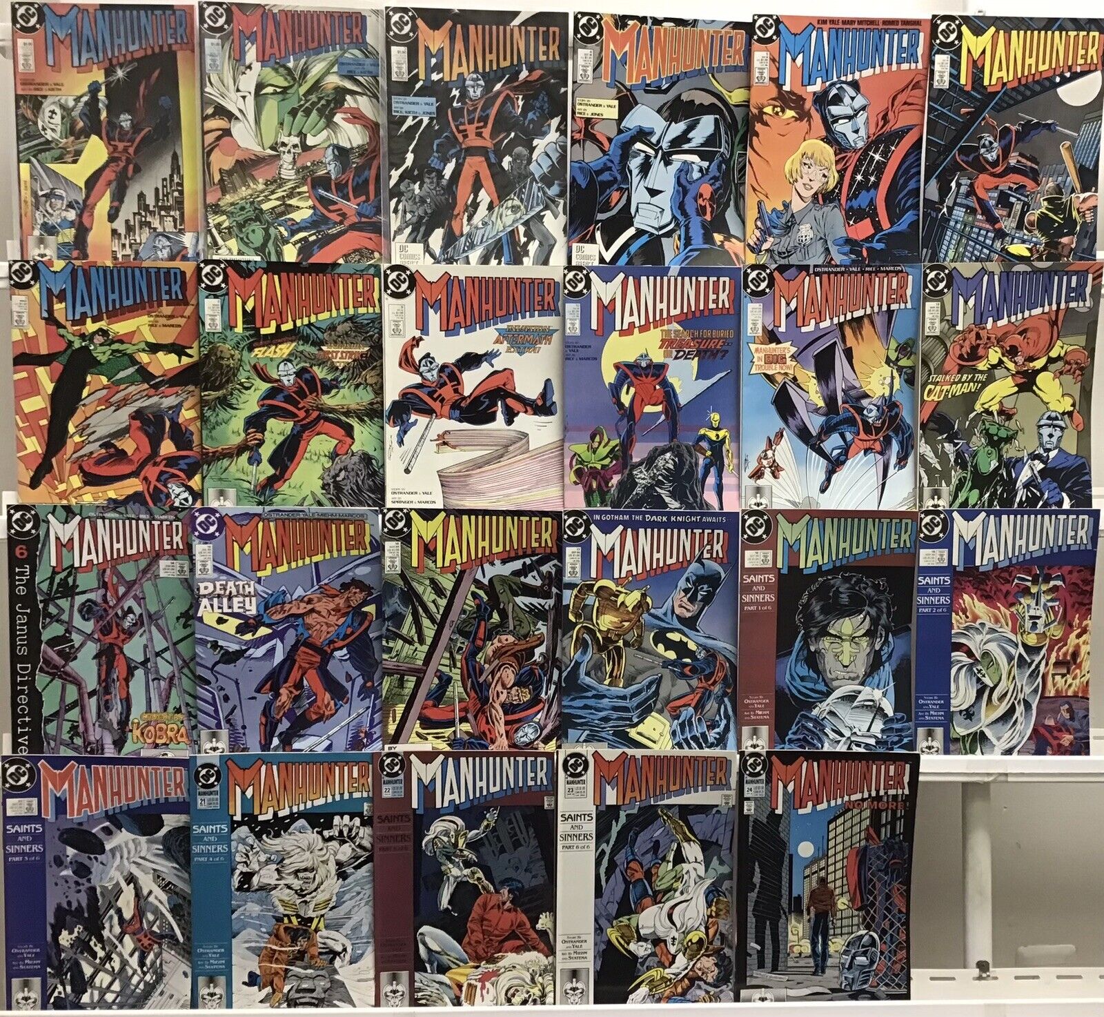 DC Comics - Manhunter Run Lot 1-24 Missing 12 VF - Comics Book Lot Of 23