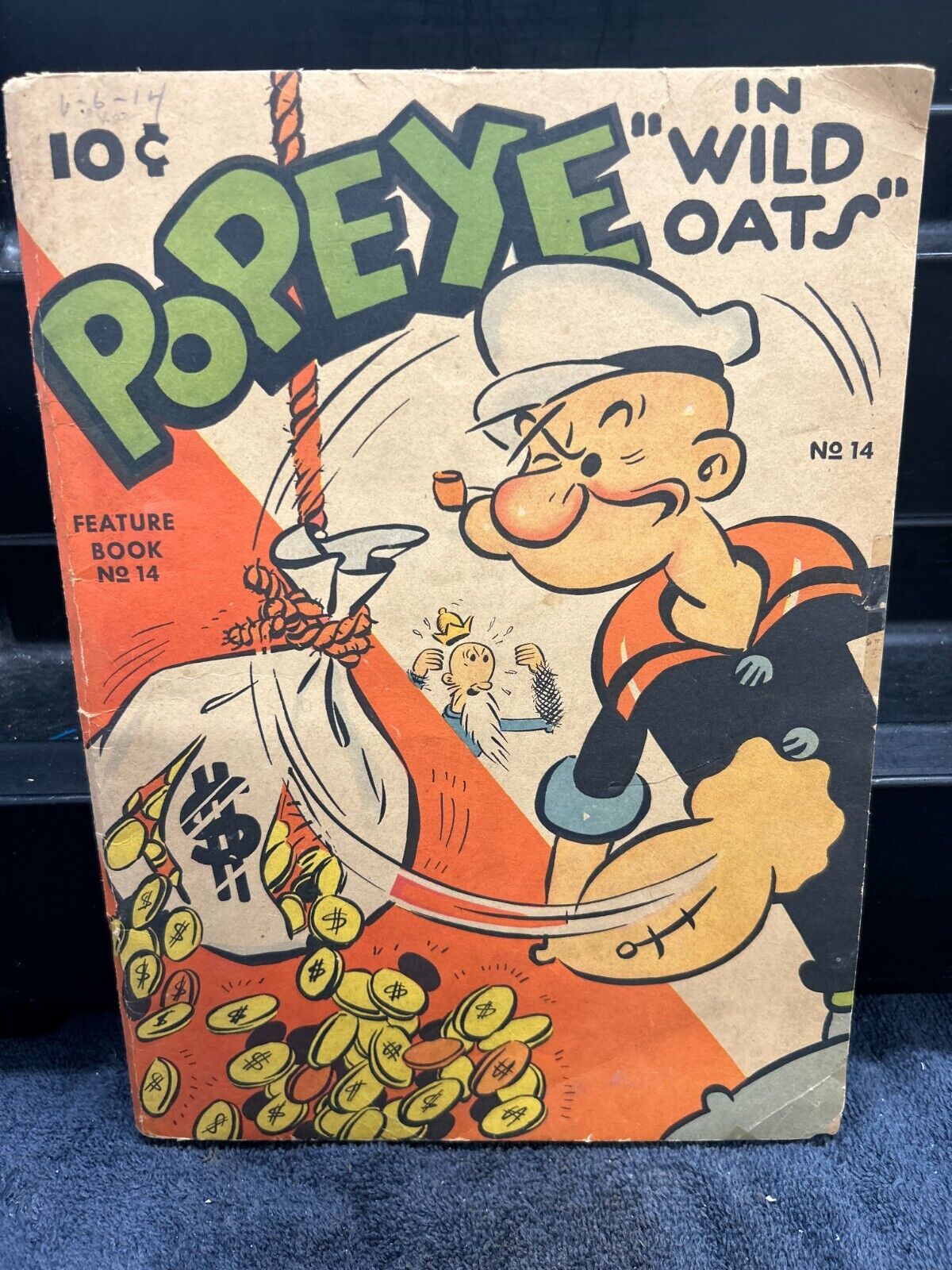 RARE 1937 Vintage 10 Cent Popeye Comic Book
